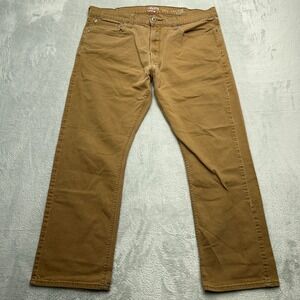 Denizen from Levi's 232 Straight Leg Jeans Mens 38x30 Brown Cotton Slim Fit